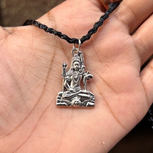 Shiva Necklace | Adiyogi Pendant | Dhyan Shiva Jewelry | Mahadev Necklace | Meditation Pendant | Spiritual Gift for Men & Women