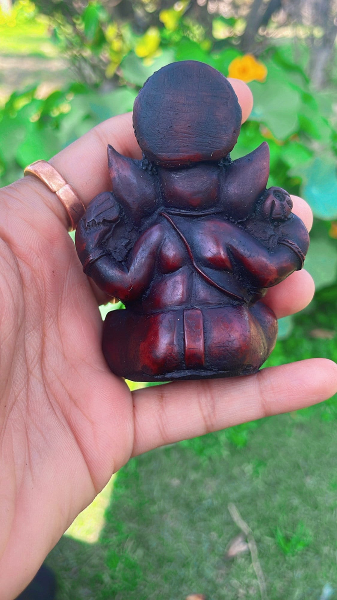 Car Dashboard Ganesha Little Statue Ganesh Hindu God Antique Small