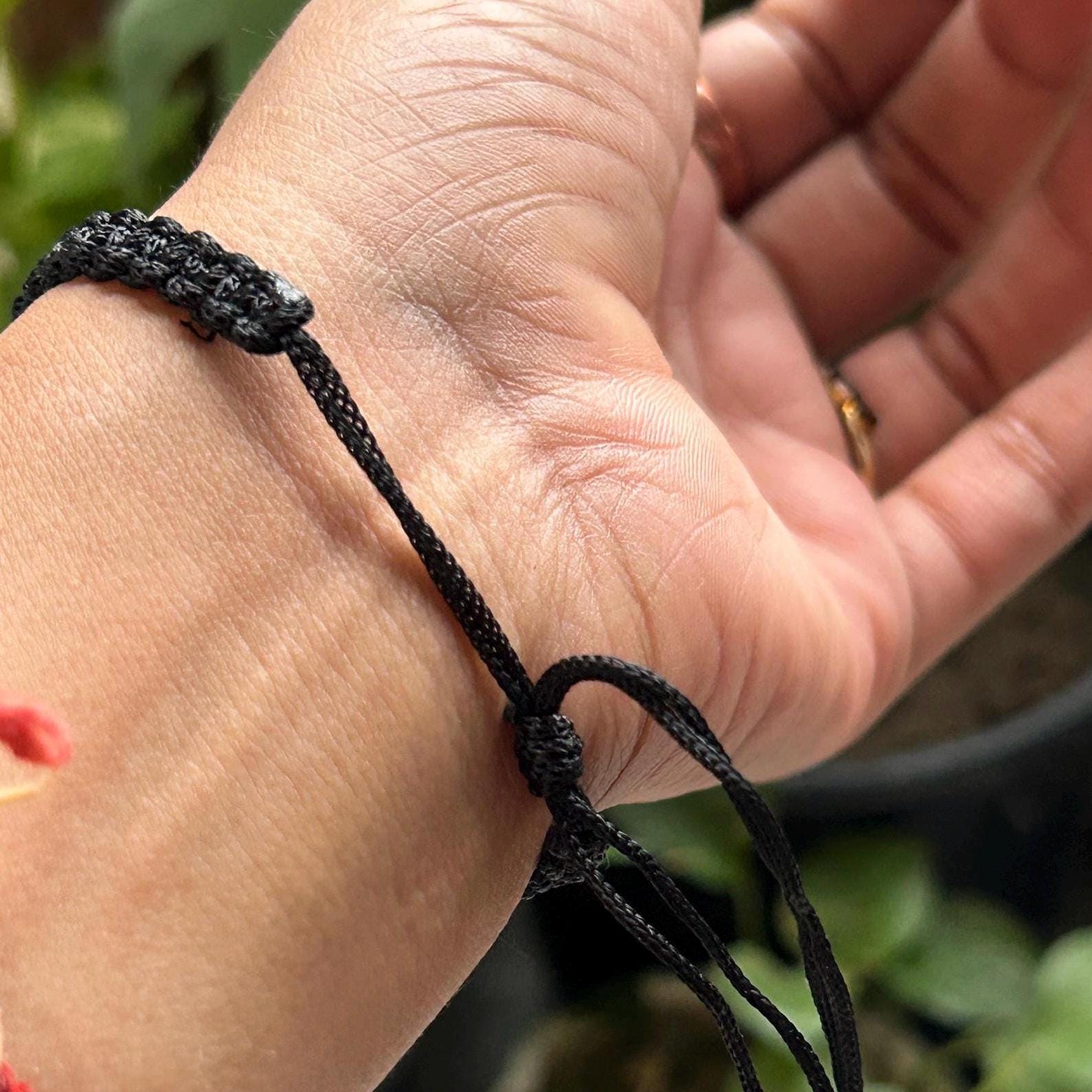 3 Bracciali Occhio Turco | Contro Malocchio | Regolabili E Intrecciati | Nero | Per Uomo E Donna - Foto 13