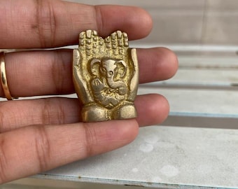 Ganesha-Statue Erscheinen piece.Little Ganesh Hindu-Gott Herr Antike Kleine Ganesha Idol Skulptur Statue Figur Tasche Ganesha. Glücks-Ganesha.