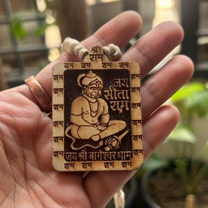 Collana Tulsi Kanthi Collana Lord Hanuman - Lord Rama devoto spirituale santo basilico mala Kanthi mala