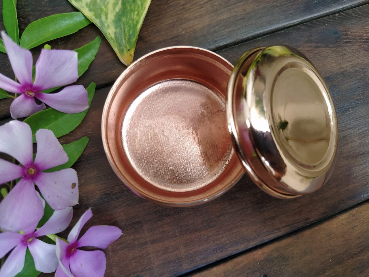 Kumkum Box Made of Pure Copper Used as Wedding Gift . Pooja Etsy