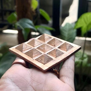 Navgraha Pyramid harmonizes cosmic energies, promoting balance and positivity in life. It aids in health, prosperity, and spiritual growth
