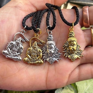 Hanuman Pendant Hanuman Ji Necklace Hindu God Hanuman Amulet Bajrangbali Locket Spiritual Gift Divine Protection Pendant Bajrangbali Jewelry