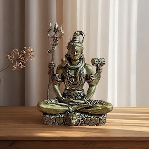 シヴァ神　銅像　インテリア Amazon.co.jp: 踊る像 - レトロなシヴァ神の像の置物 庭 リビング