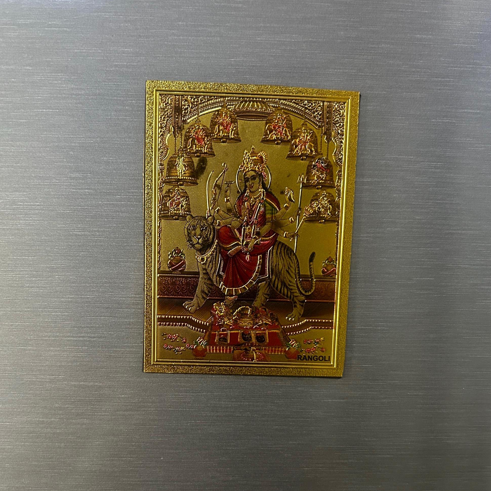 Ashtalakshmi Yantra & Nav Durga Fridge Magnet | Hindu Goddess