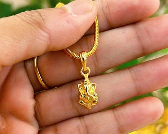 Ganesha Elephant God pendants antique Gold tone Ganesh Hindu God Antique Ganesha Pendent Ganesha Locket Luckky Ganesh Pendent lucky Ganesha
