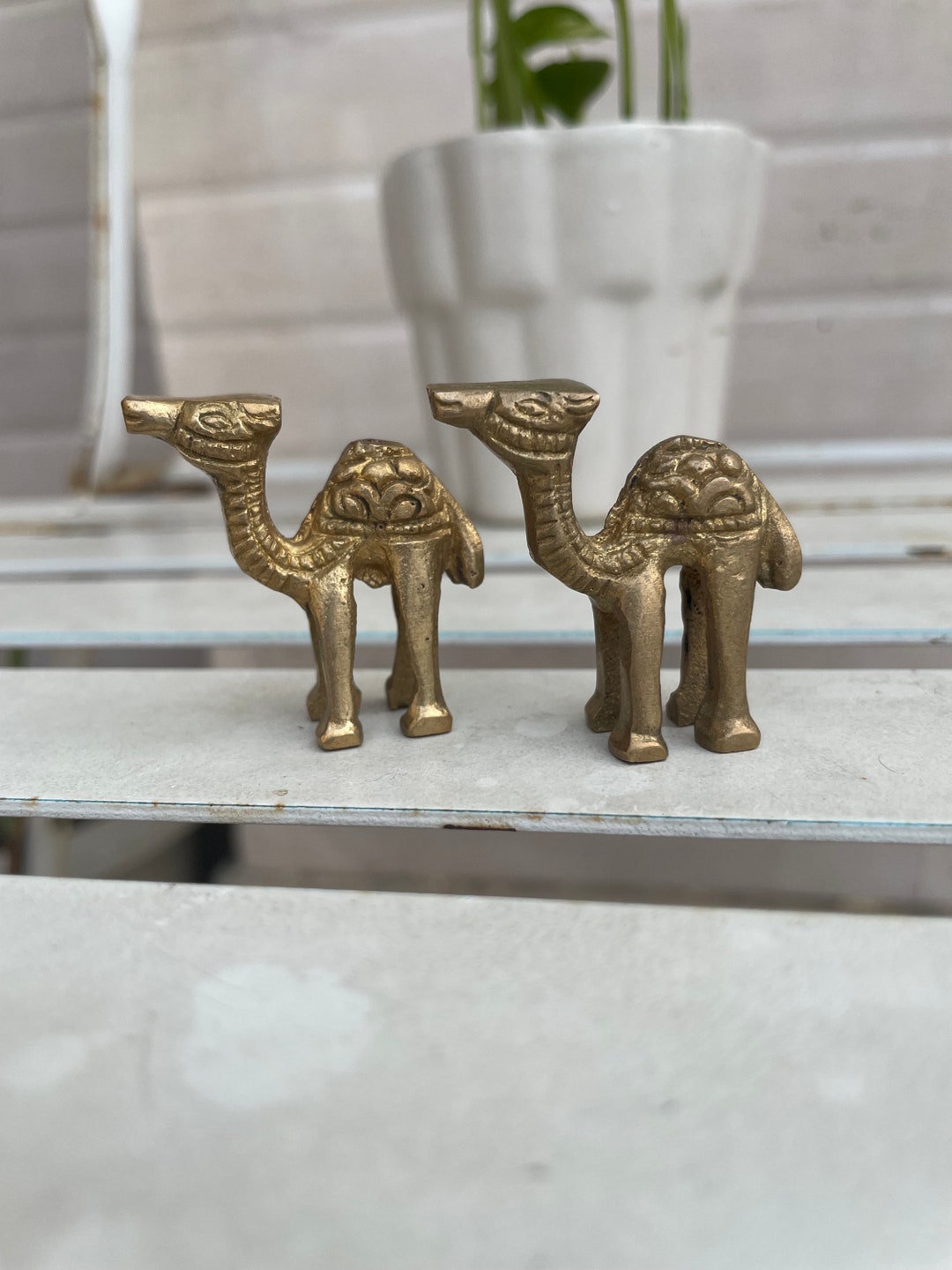 Mini Statue Brass Miniature Brass Lion Brass Camel Brass Home Decor ...