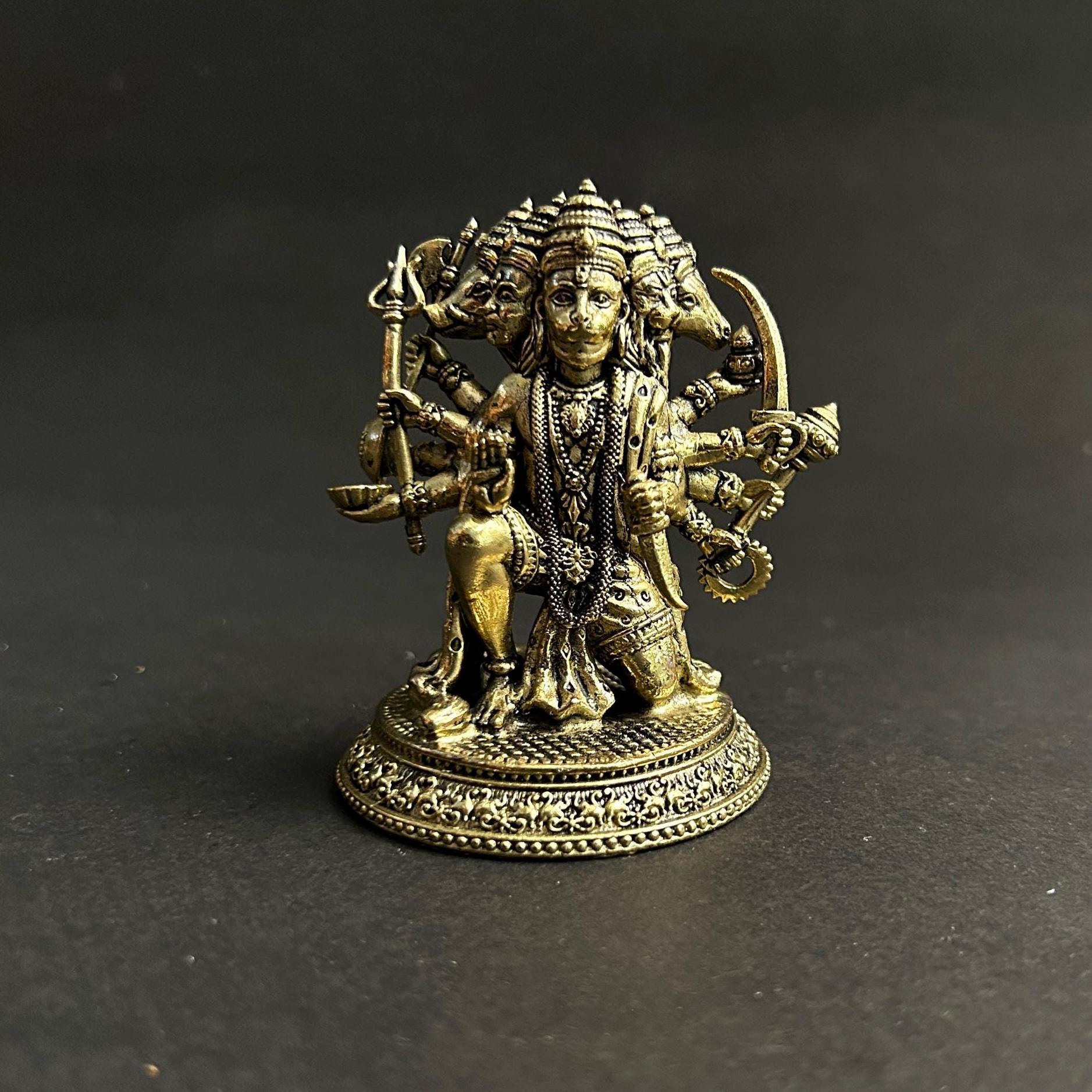 ①ジャンク古銭(アルミ無し)まとめ売り 約5kg 在庫処分品 Brass Panchmukhi Hanuman Statue | Hindu God Murti, Home Temple