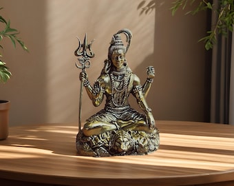 シヴァ像：瞑想とヨガのためのヒンドゥー教の神像 - Etsy 日本