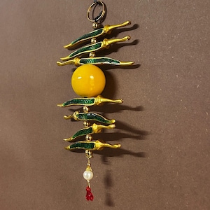 Nimbu Mirchi Evil Eye Charm Protection Decor Spiritual Wall Hanging Nimbu Mirchi Evil Eye Protector Spiritual Symbol for Home SpiritualDecor