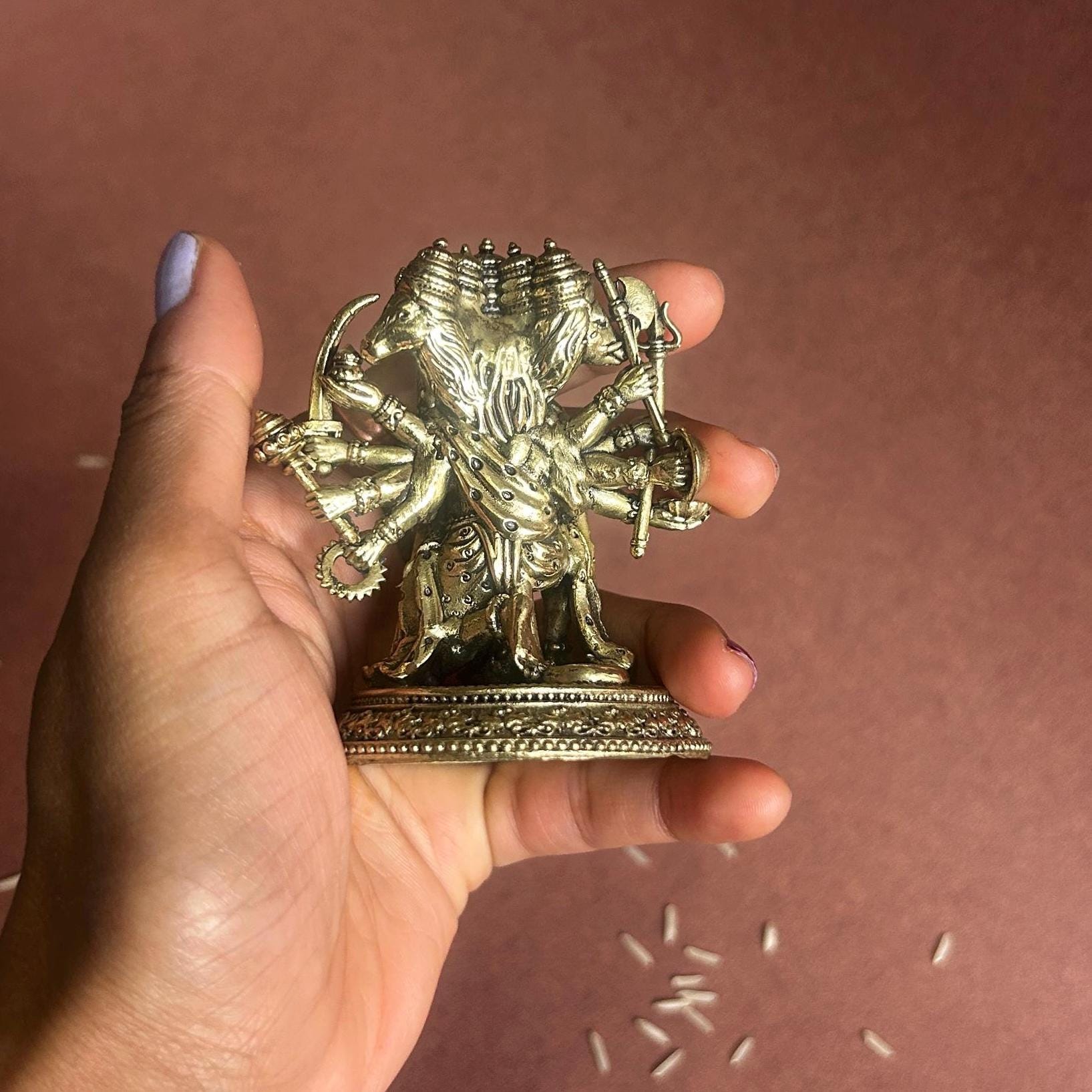 Panchmukhi Hanuman Idol Antique Hindu Hanuman Ji Statue Powerful