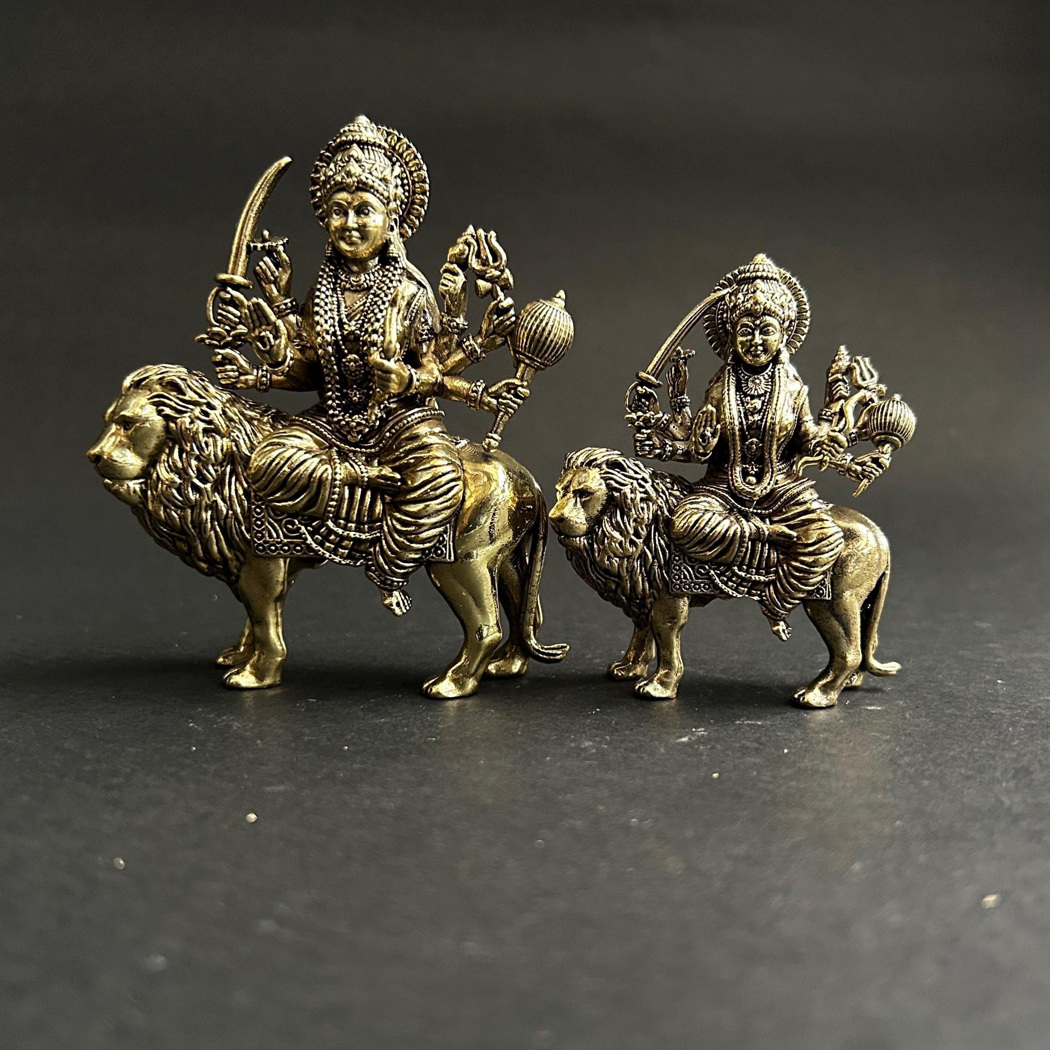 Durga Statue for Home Temple Hindu Goddess Durga Idol Vastu