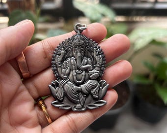 ガネーシャ神のお守りネックレス：ヒンドゥー教の成功、知恵、幸運の神