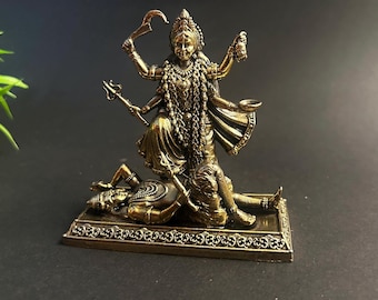 Mässingsstaty Maa Kali - Hinduisk gudinna för skydd