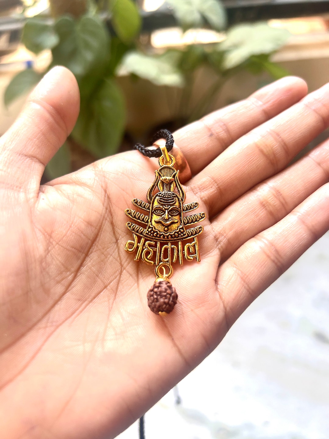 Rudraksha Mala Mahakal Locket Design Buy Rudraksha Mahakal