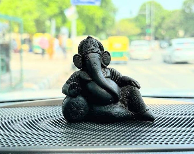 Car Dashboard Ganesha Little Statue Ganesh Hindu God Antique Etsy