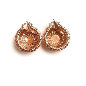Kupfer Pooja Diya kuber Diya Pooja deepak 2er-Pack