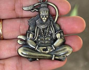 Hanuman Ji Pendant for Men & Women Spiritual Jewelry Lord Hanuman Amulet  Bajrangbali Necklace Hindu Gift for Protection 3D Hanuman Pendant