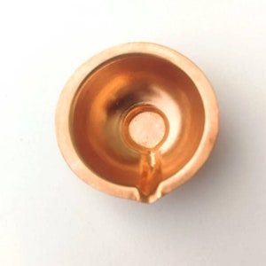 Kupfer Pooja Diya kuber Diya Pooja deepak. &quot;Pack mit zwei kleinen Kupfer-Diya 1,5 &quot;&quot;Kupfer-Diya für Pooja.&quot;