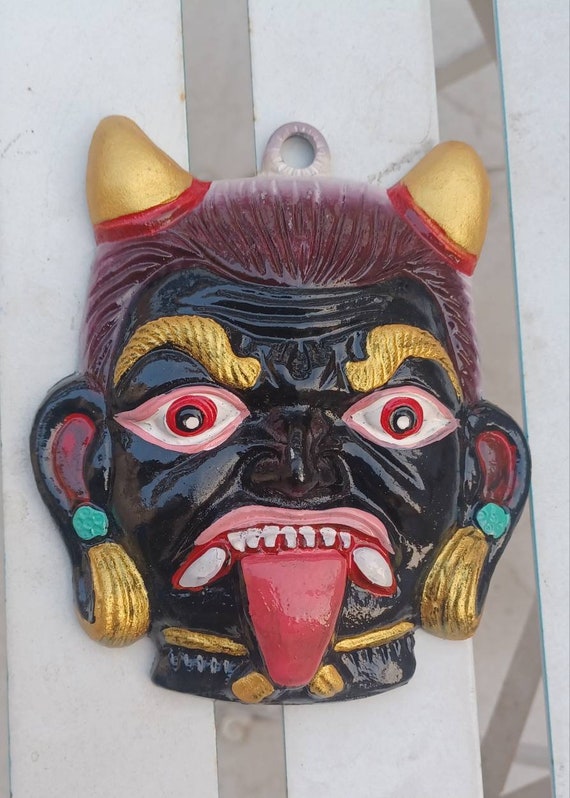 Buy Black Nazar Battu Evil Eye Protection | Spiritual Wall Decor | Traditional Nazar Battu | Black Evil Eye Wall Hanging for Protection Najrota Online in India - Etsy