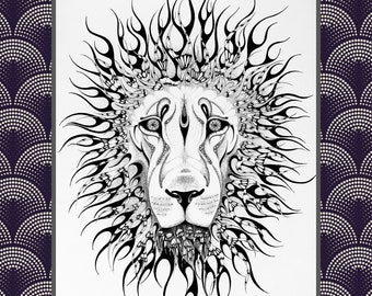 Löwe Sternzeichen basierend auf Mythologie