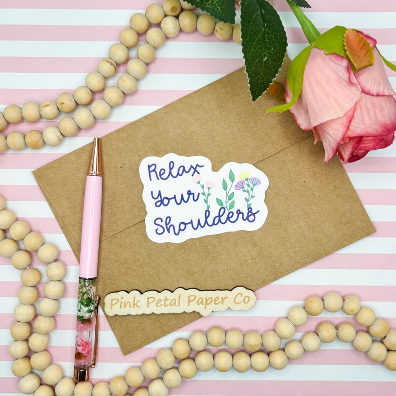 Mental Health Self Care Sticker, Cute Stickers for Women, Waterproof