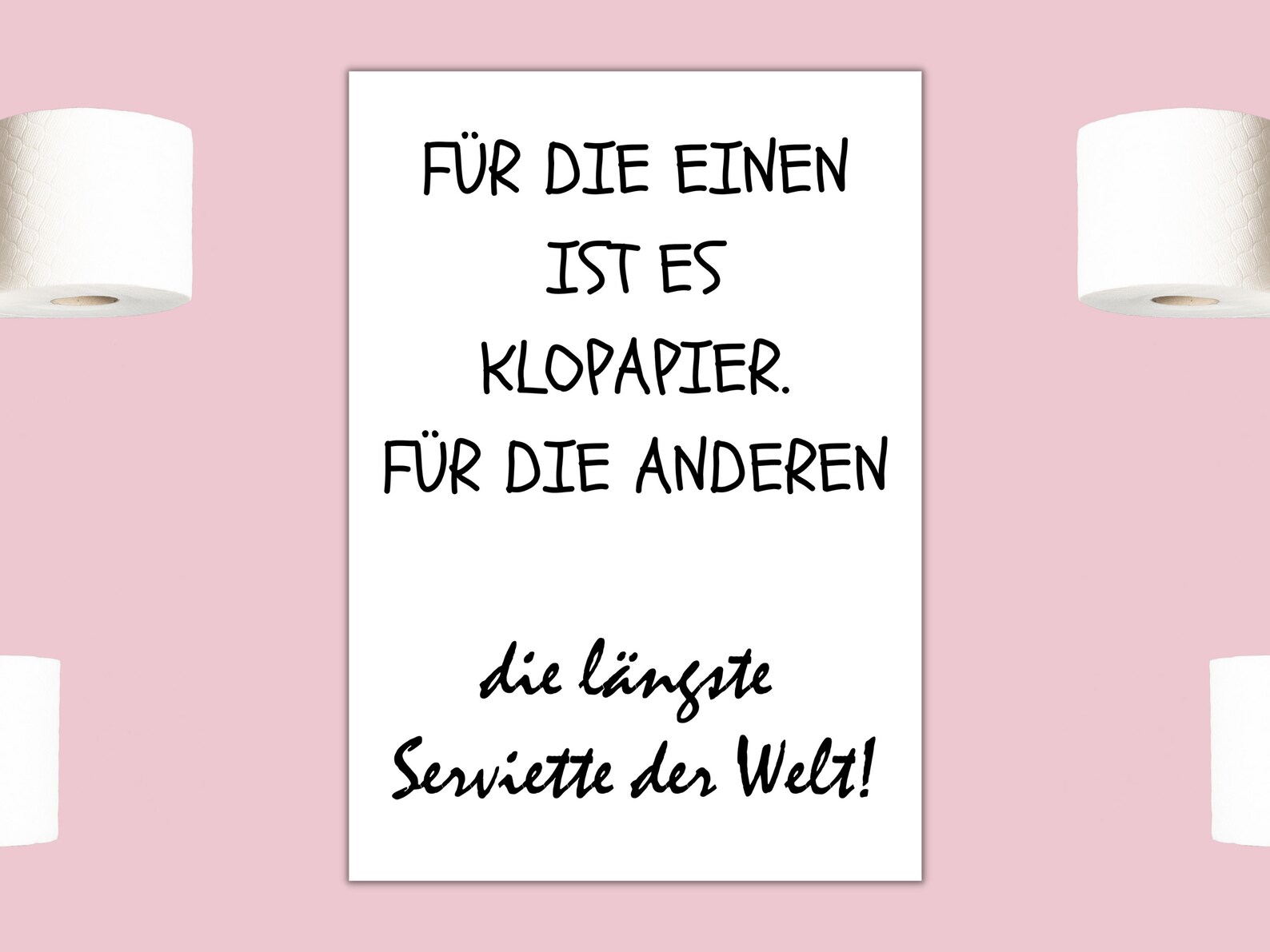 Lustige WC Sprüche Toiletten Poster Deko Bild A4 Poster witzig