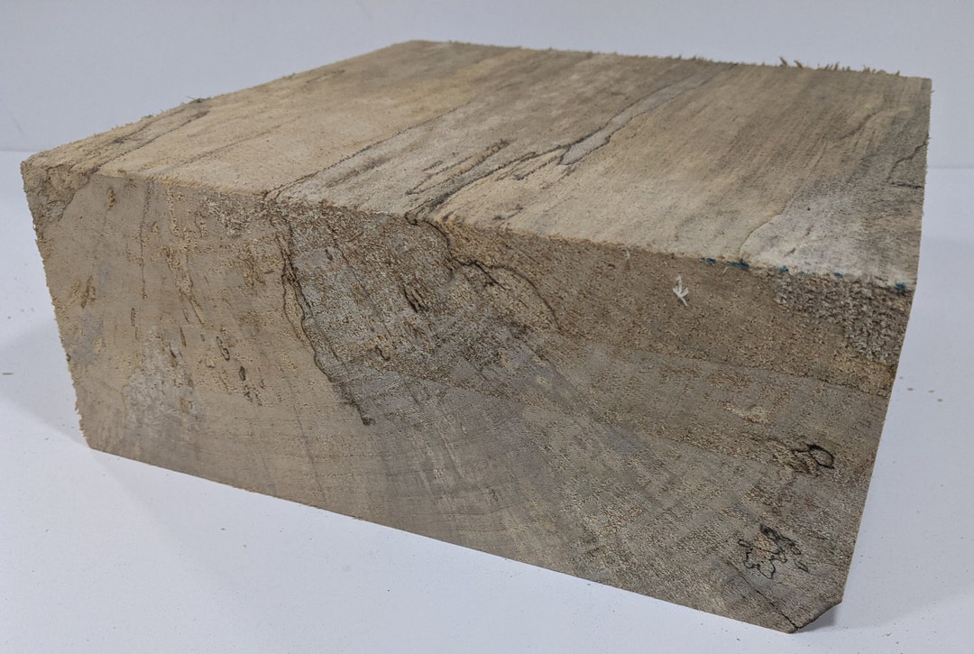 4 Spalted Maple Bowl Blanks For Wood Lathe Turning - 5x5x3 Inches - Green Valley Wood Products