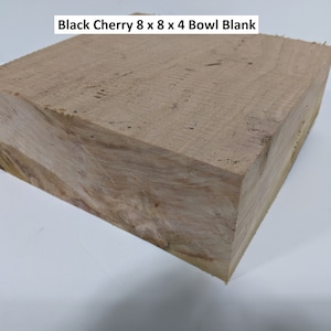 Cherry 8 x 8 x 4 Bowl Blank Wood Lathe Turning Blanks