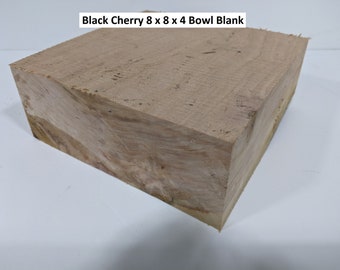 Cherry 8 x 8 x 4 Bowl Blank Wood Lathe Turning Blanks