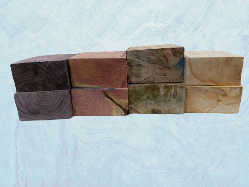8 Assorted 6 X 6 X 3 BOWL TURNING BLANKS Lathe Wood Lathe Etsy