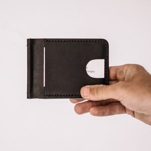 Clip de dinero personalizado, clip de dinero de cuero, clips de dinero para hombres, clip de dinero, billetera de cuero hecha a mano, billetera de cuero premium