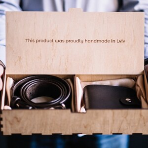 Geschenkset personalisierter Ledergürtel und Geldbörse, einzigartige Trauzeugen Geschenke, Trauzeugen Geschenk Leder, Lederwaren, bester Chef Geschenk, Chef Geschenk für mich