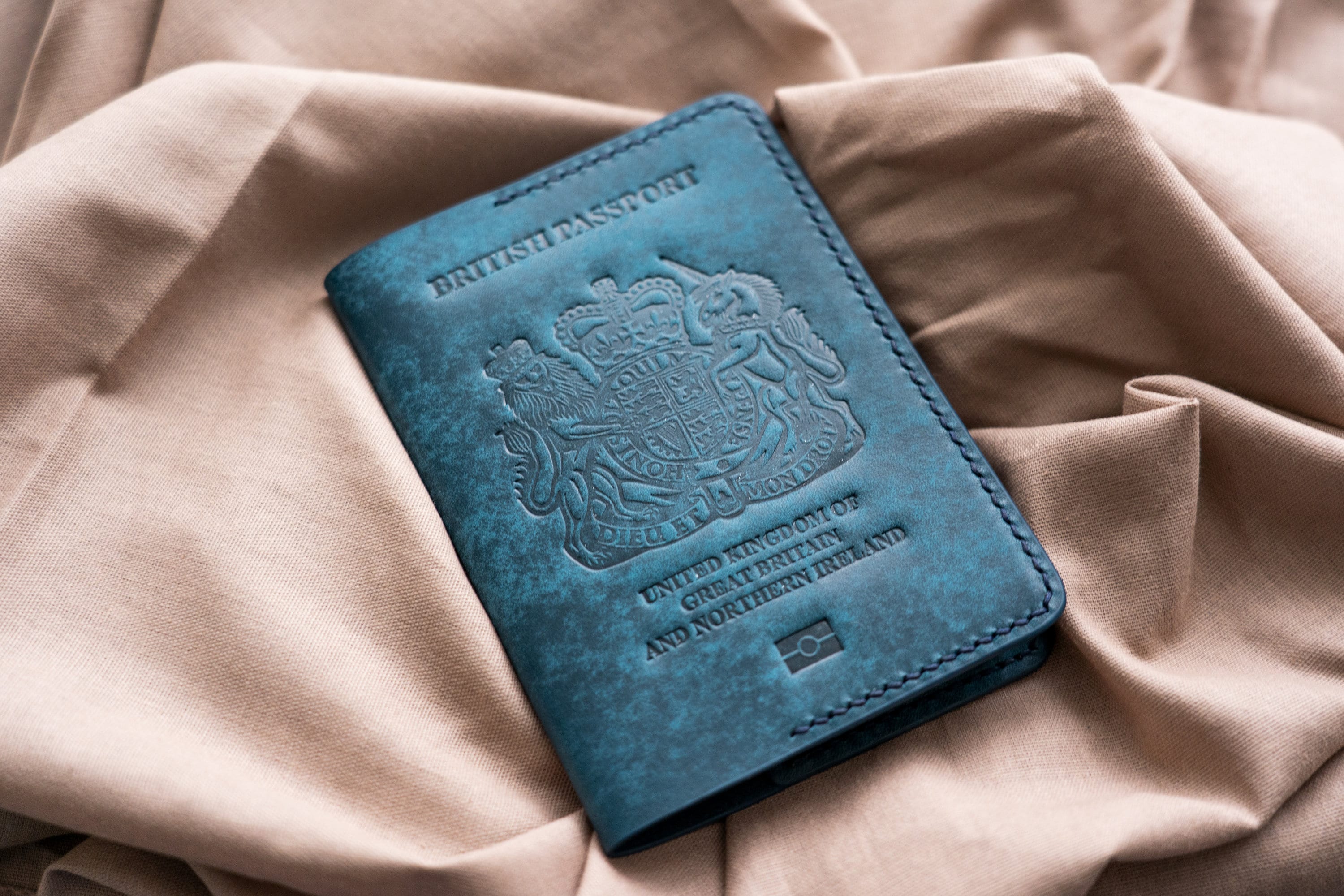 Leather British Passport Cover, Passport Case for Any Country, Passport ...