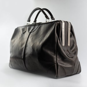 Lederen valies voor mannen, grote leren reistas, handgemaakte leren handtas, lederen bagage, cadeau voor reizigers