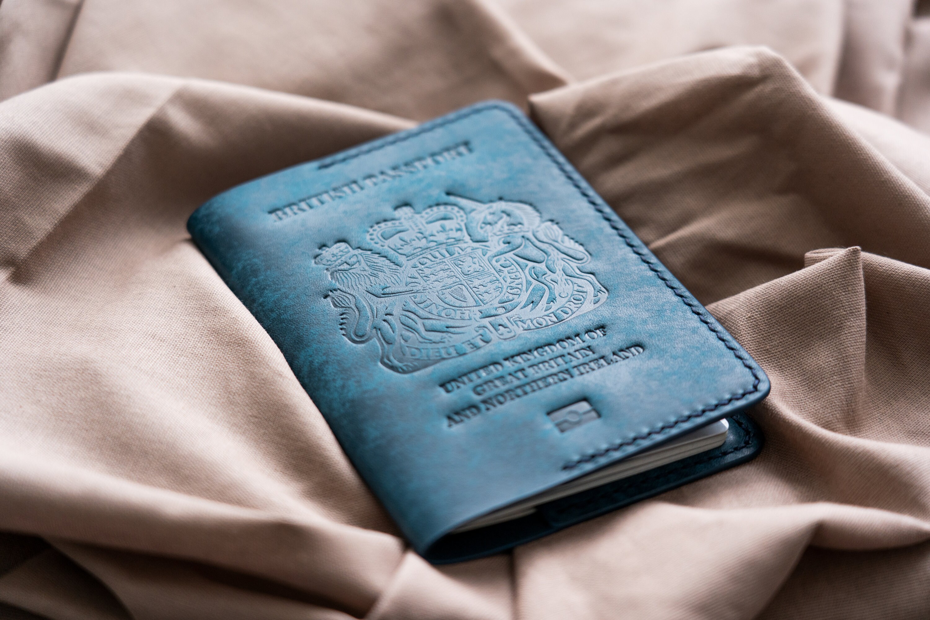 Leather British Passport Cover, Passport Case for Any Country, Passport ...