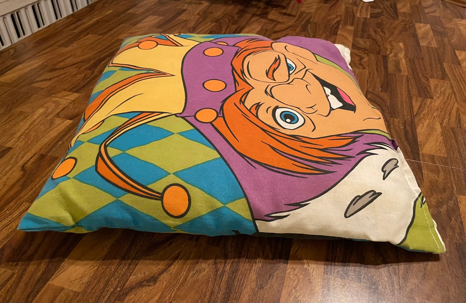 Vintage Hunchback of Notre Dame pillow. Etsy