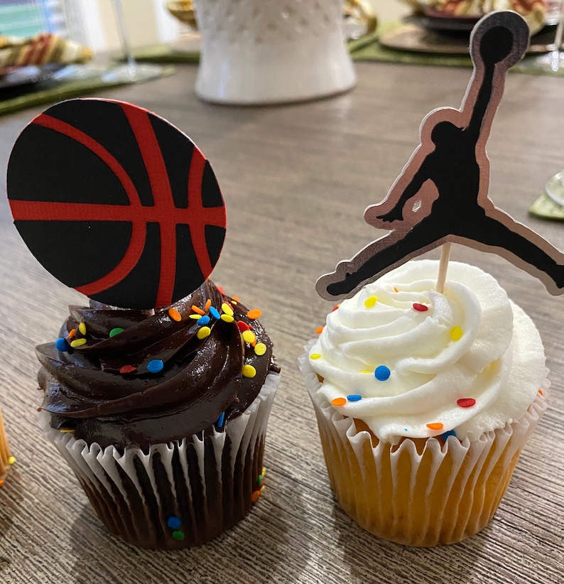 Jordan Cupcake Topperjordan Cake Topperjordansneaker Etsy