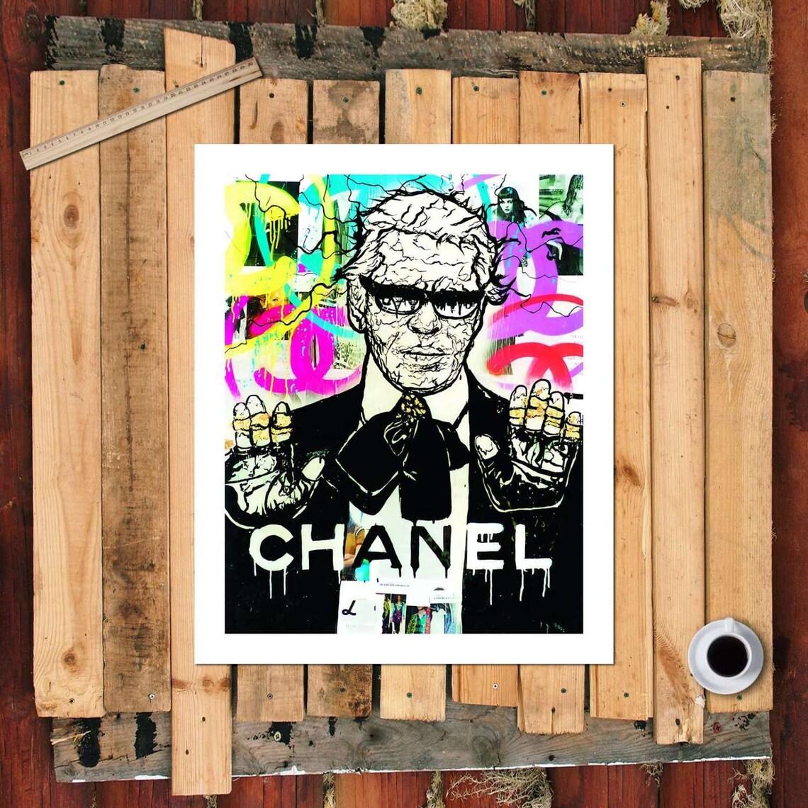 Alec Monopoly Karl Lagerfeld New HD Canvas print Etsy