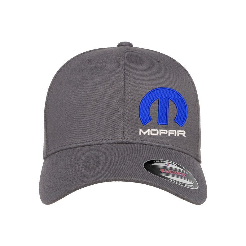 Mopar Hat Cap Fited Flexfit Black Color Embroidered Side Etsy