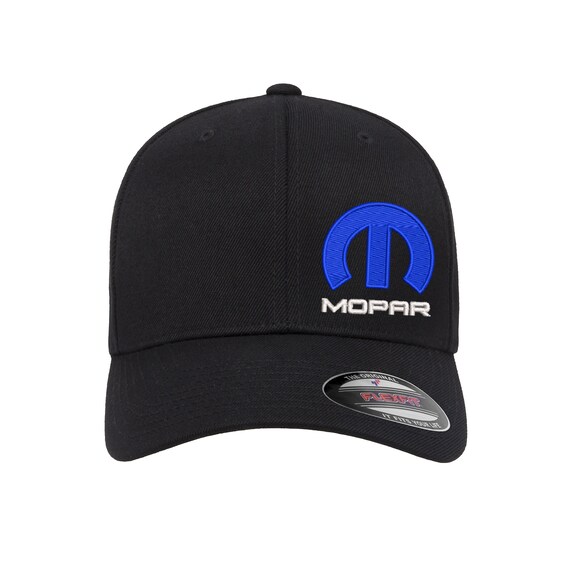 Mopar Hat Cap Fited Flexfit Black Color 