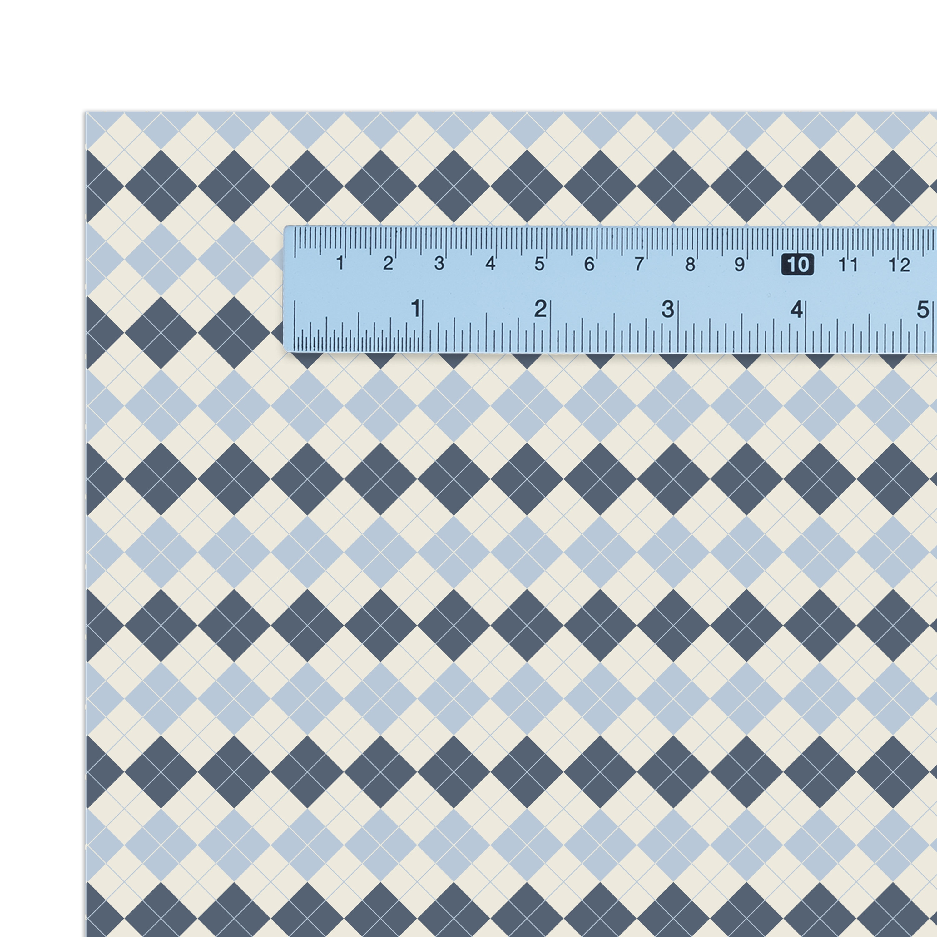 Printable Dollhouse Wallpaper 1:12 Scale Blue Argyle | Etsy
