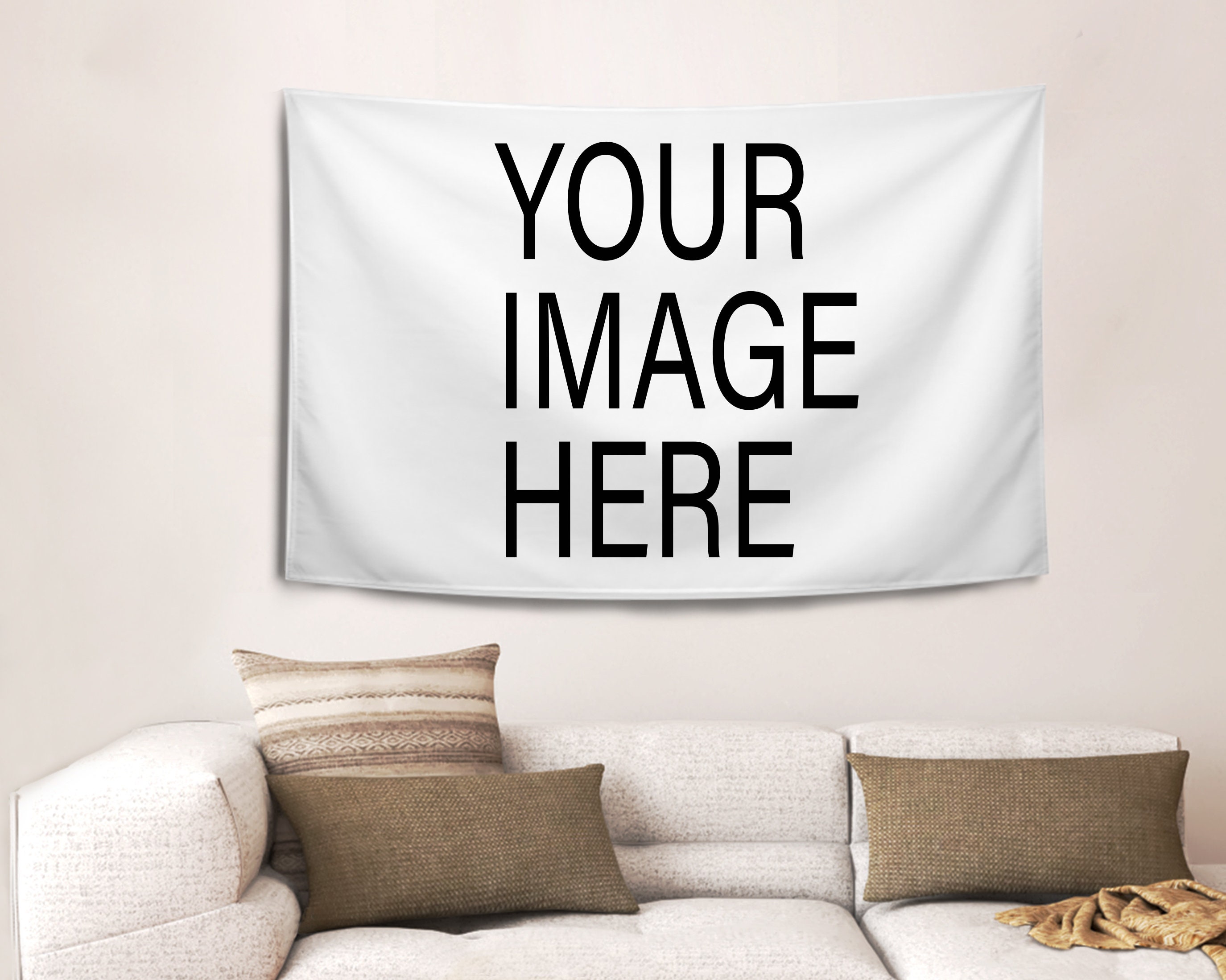 Custom Tapestry From Photo Wall Hanging Personalised Gift Etsy