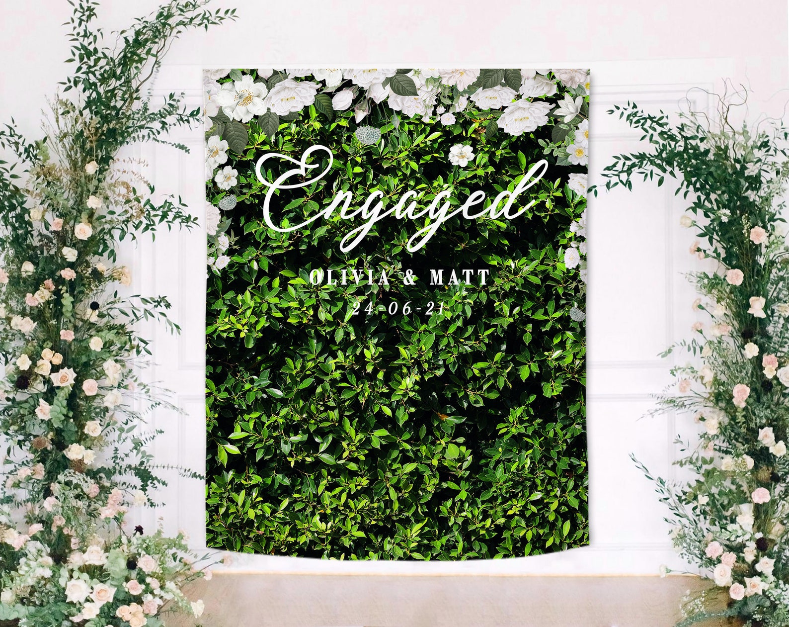 Wedding Hedge Backdrop Greenery Wedding Backdrop Dark Green - Etsy UK