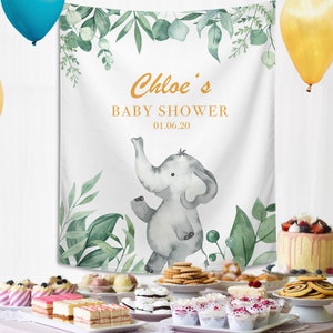 Custom Baby Shower Backdrop, Custom Baby Shower From Photo, Baby Shower Photo Backdrop, Custom Print Backdrop, Birthday Gift, Party Backdrop