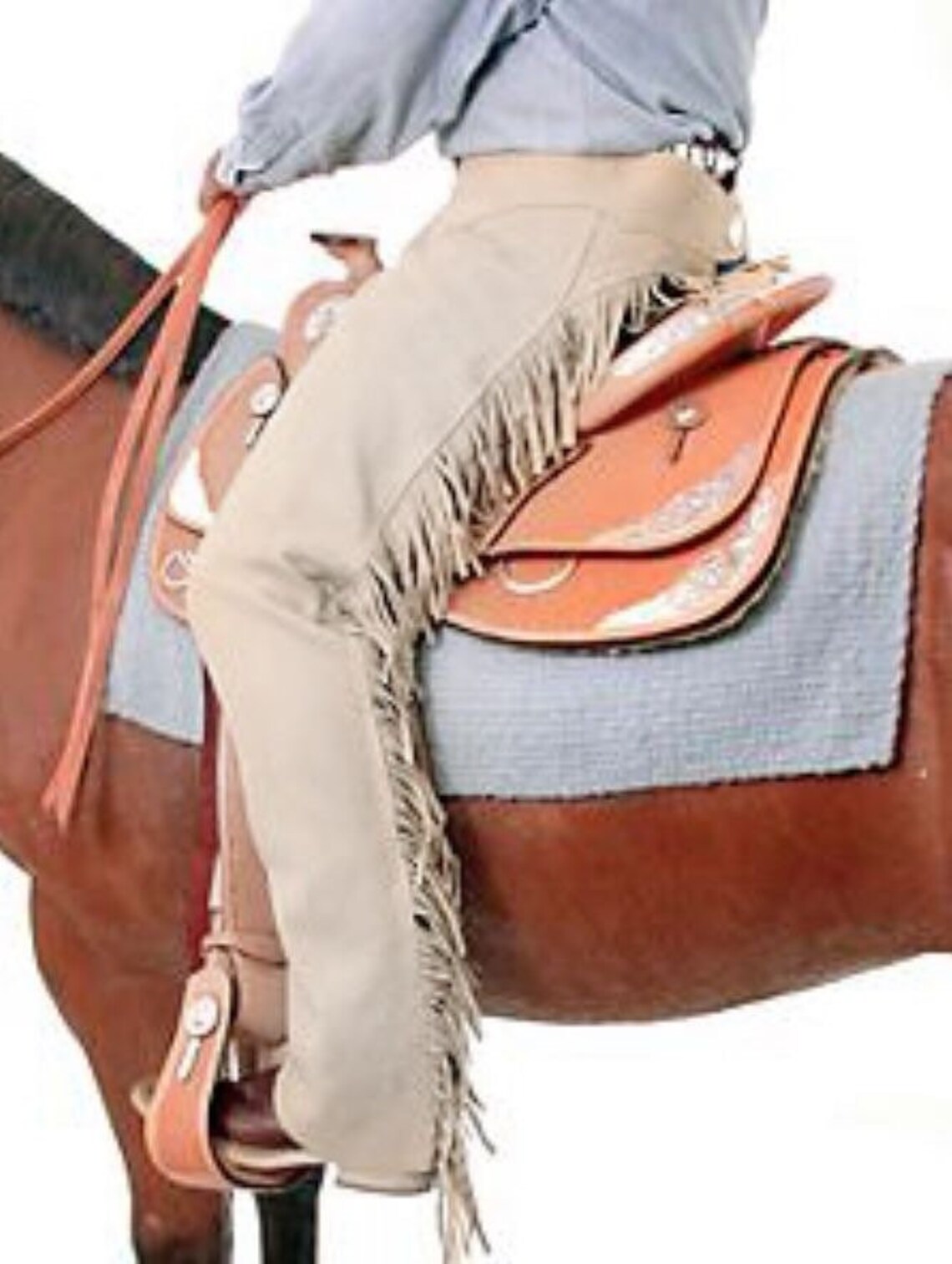 Mens Leather Buckskin Bead Suede Pant Trouser Jeans Beige Etsy