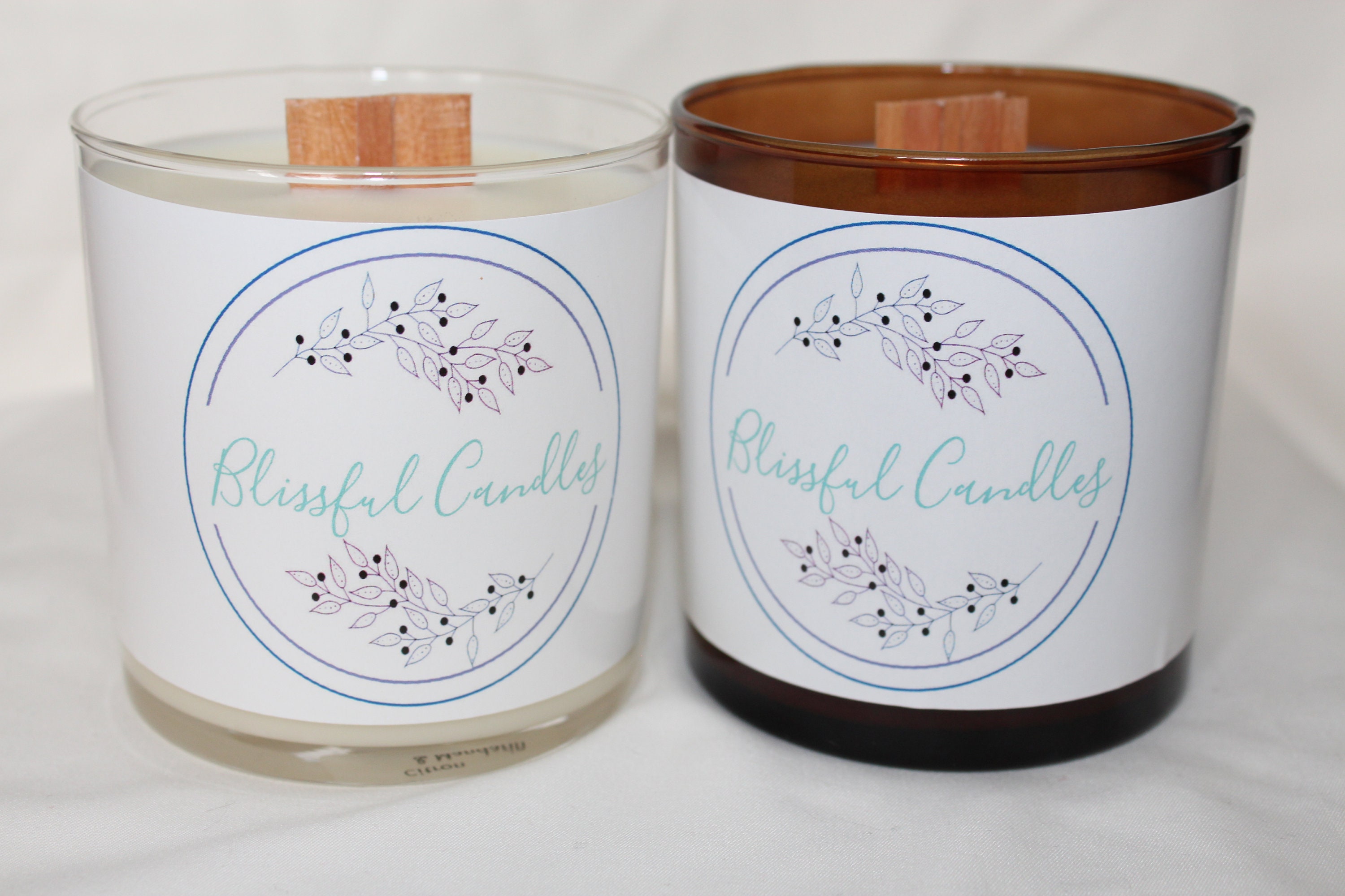 Soy Woodwick Scented Candles Glass Tumbler Jars Etsy