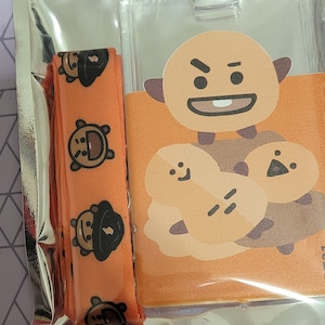BT21 card holder with neck lanyard