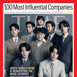 BTS and HYBE on the cover of TIMES magazine 4.11.22